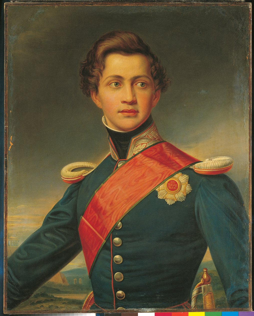 Portræt af Othon som ung mand (olie på lærred) af Joseph Carl Stieler