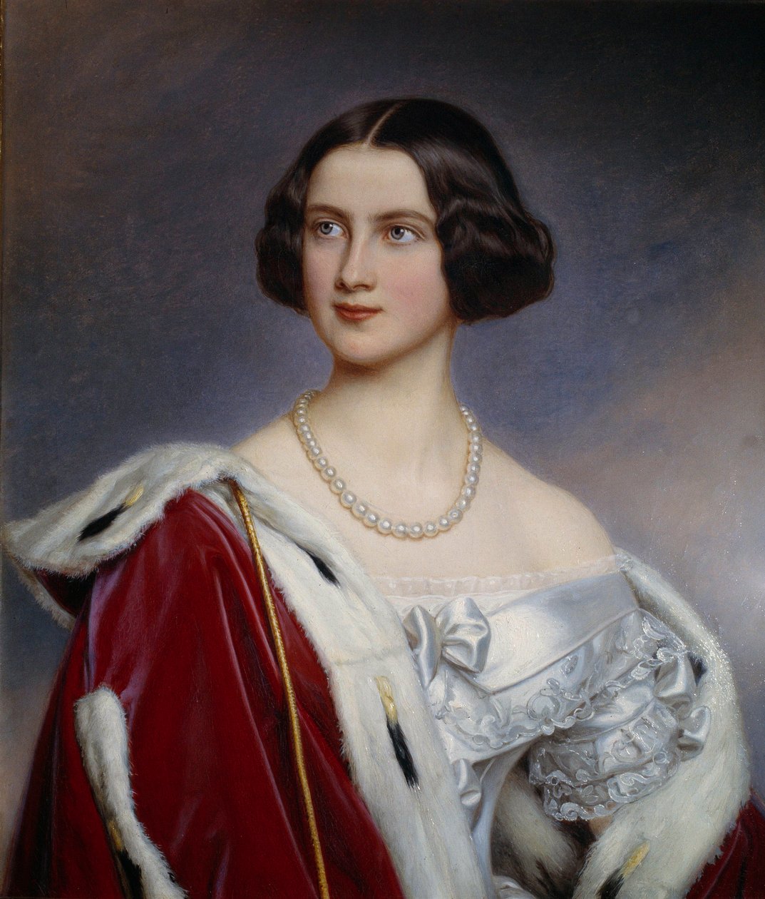 Portræt af prinsesse Mary af Preussen (1825-1889) Maleri af Joseph Karl Stieler (1781-1858) (ec.all.) 1800-tallets München. Chateau De Nymphenburg af Joseph Carl Stieler