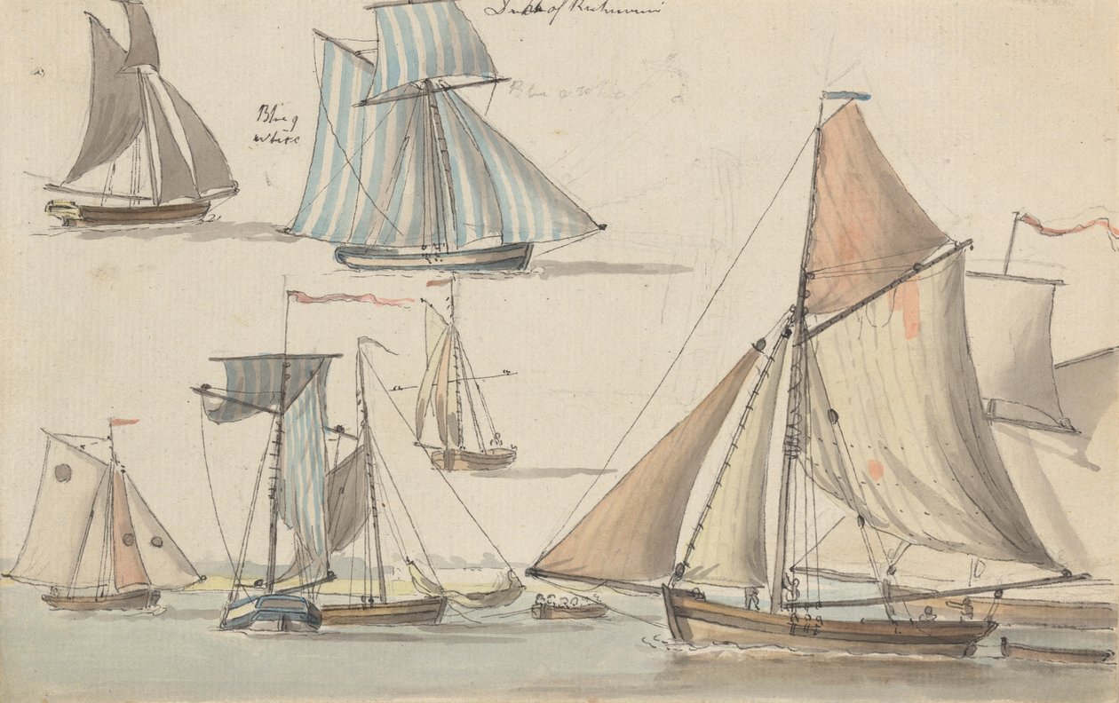 Duke of Richmond: Sloops, Schooners, Robåde af Joseph Cartwright