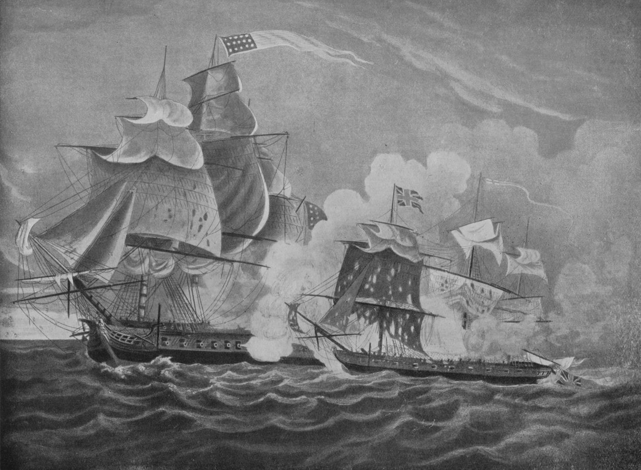Præsidenten og Lillebælt, c1812 af Joseph Cartwright