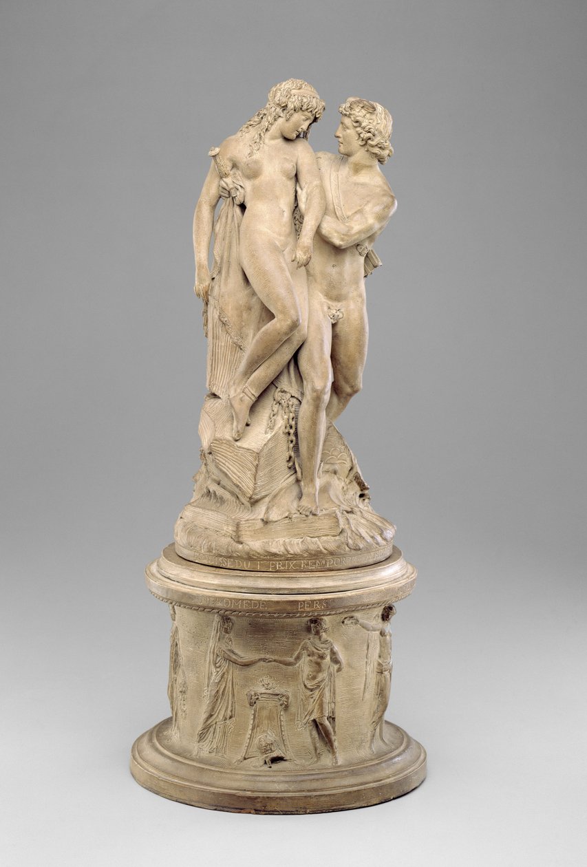 Perseus redder Andromeda, ca. 1786 (terracotta) af Joseph Chinard