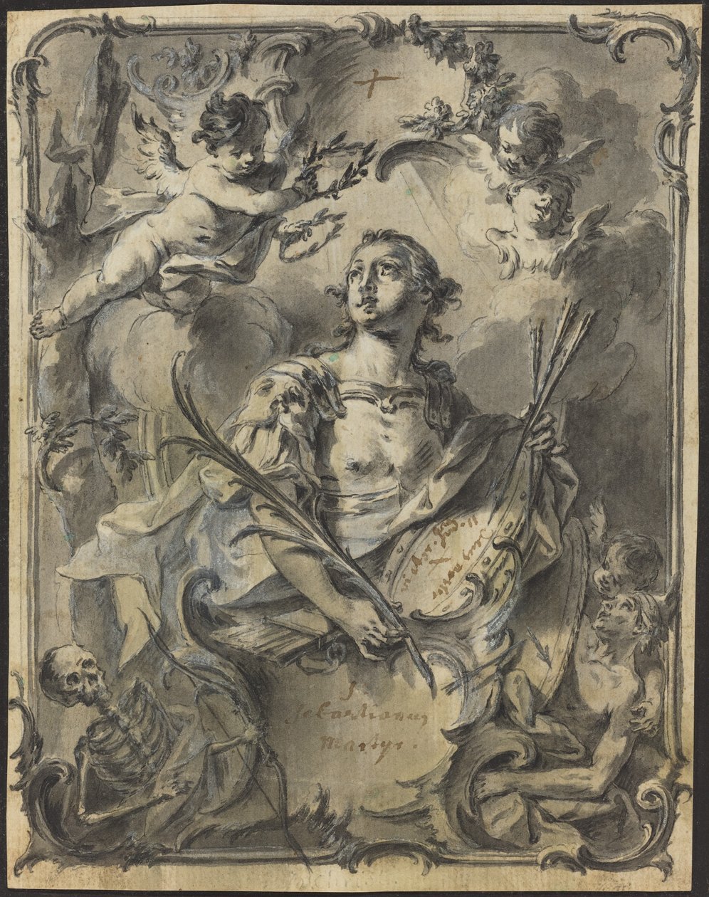 Sankt Sebastian af Joseph Christ