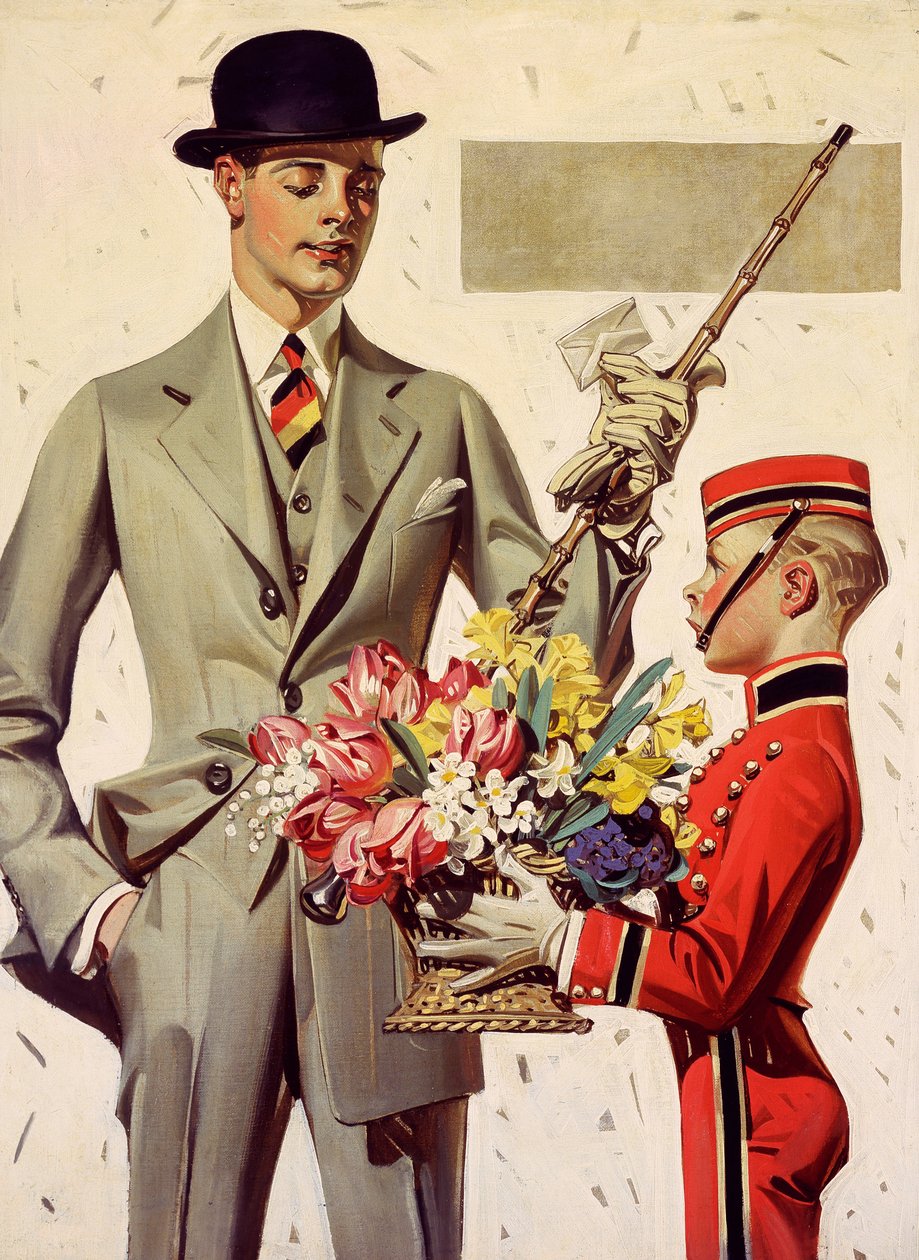 Blomster til Damen af Joseph Christian Leyendecker