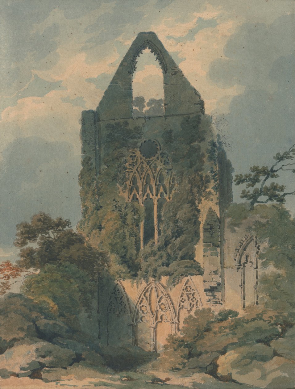 Tintern Abbey af Joseph Clarendon Smith