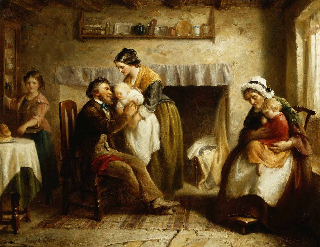 Besøg af bedsteforældre, af Joseph Clark