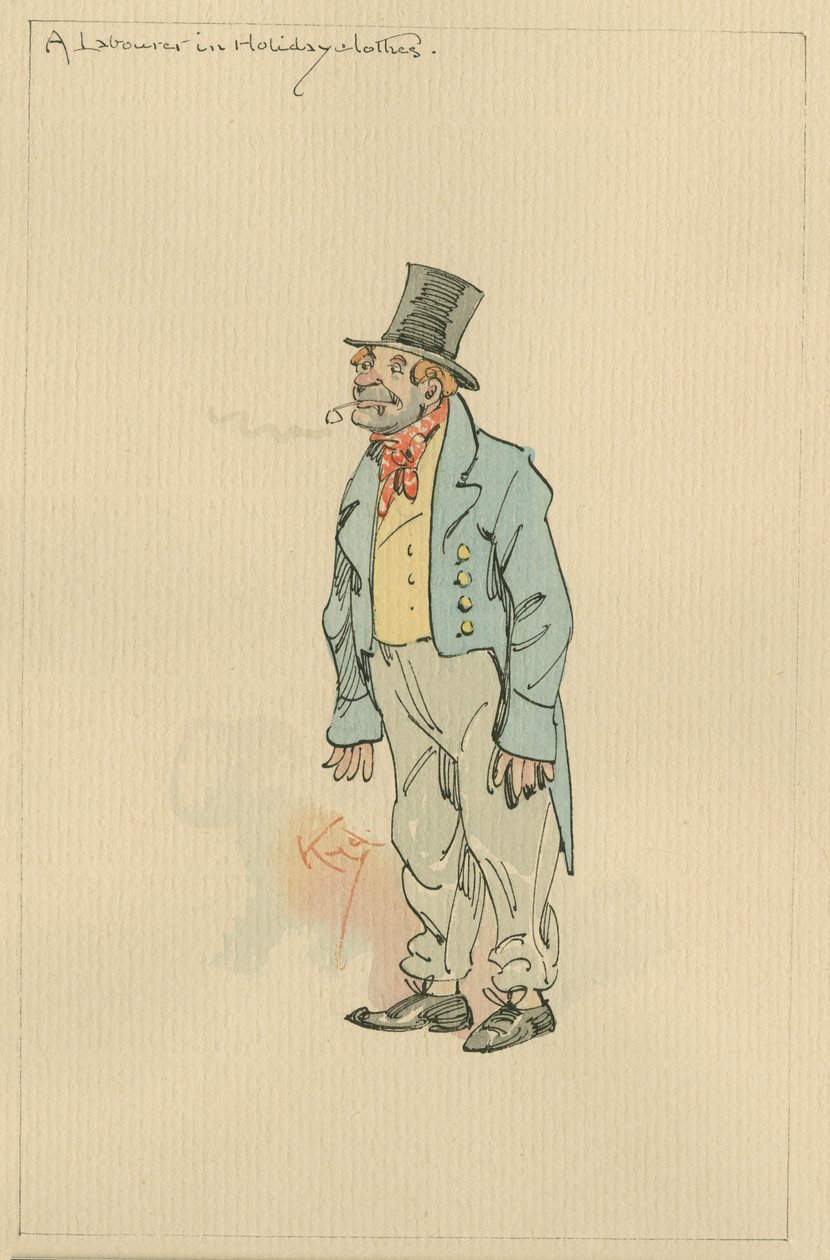A Laborer in Holiday Clothes, ca. 1920