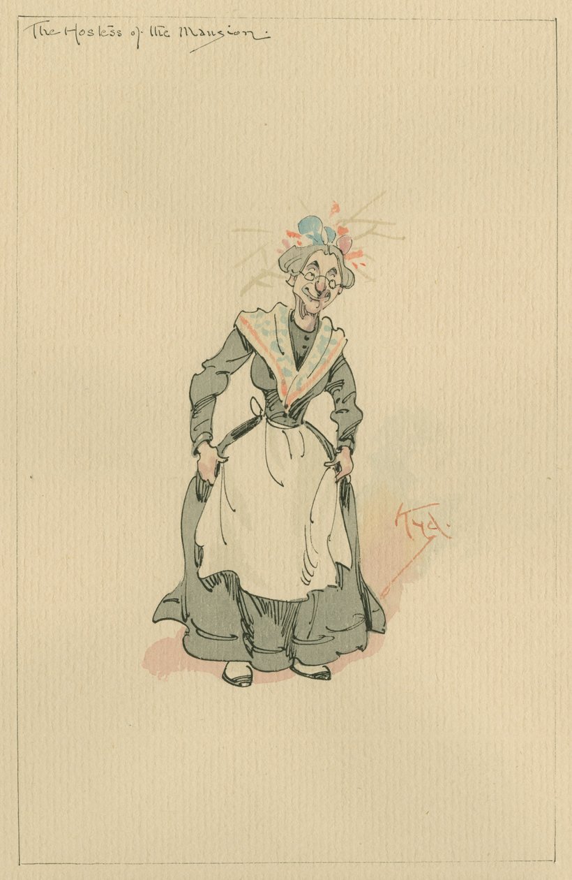 The Hostess of the Mansion, ca. 1920