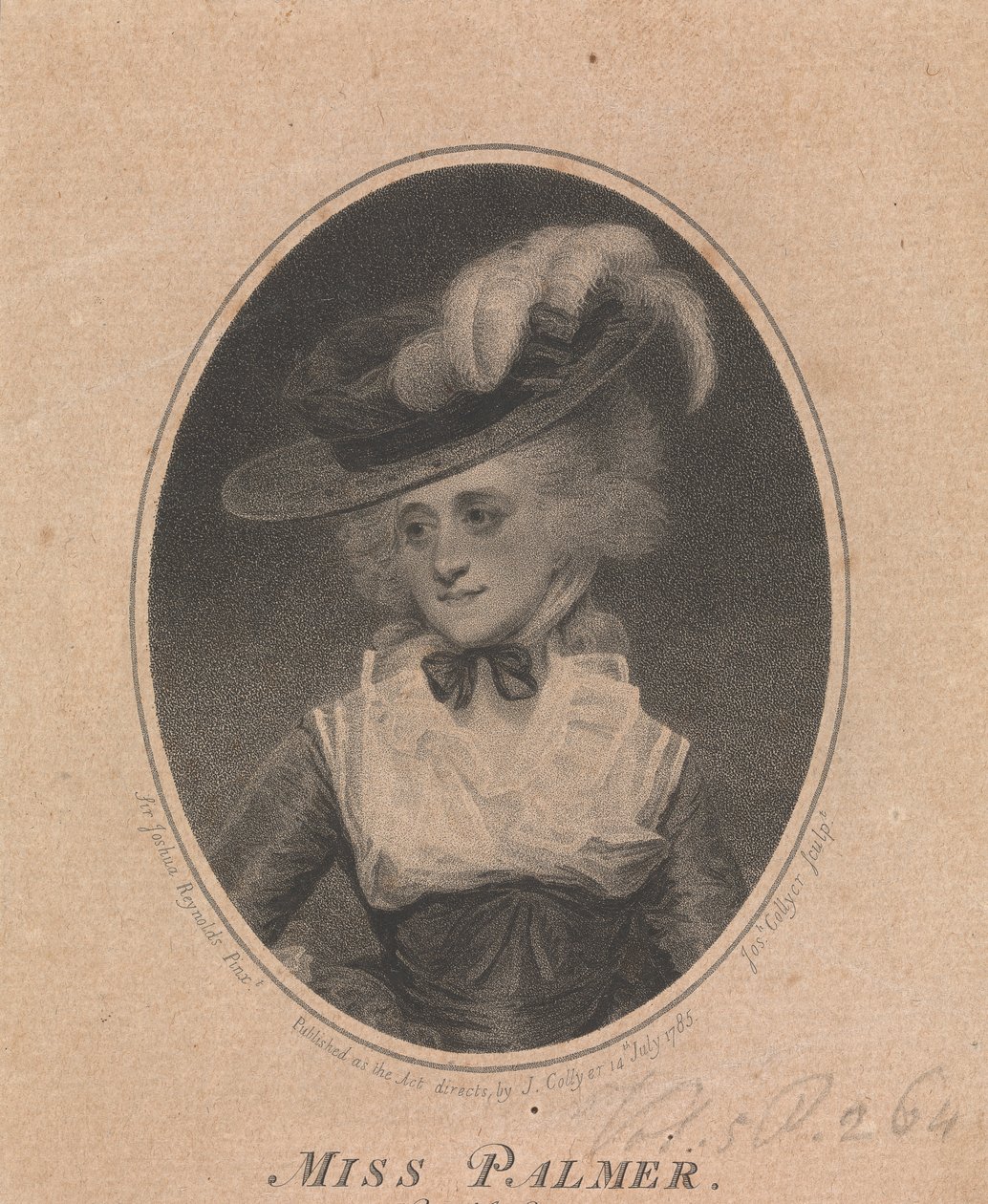 Miss Mary Palmer af Joseph Collyer