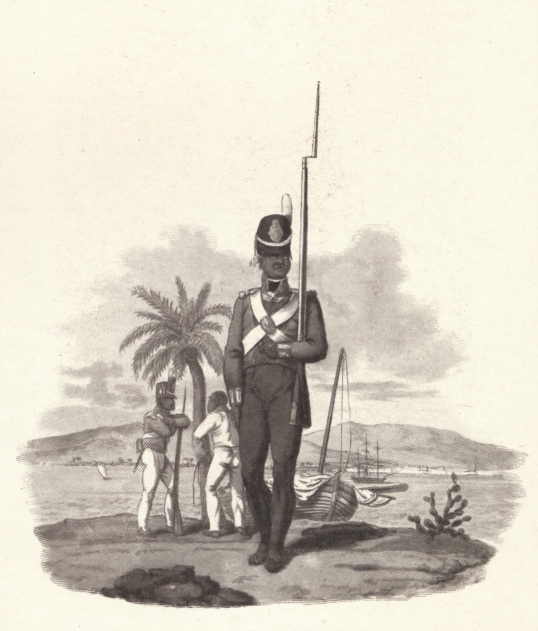 En menig fra det 5. vestindiske regiment, c1812 1909 af Joseph Constantine Stadler