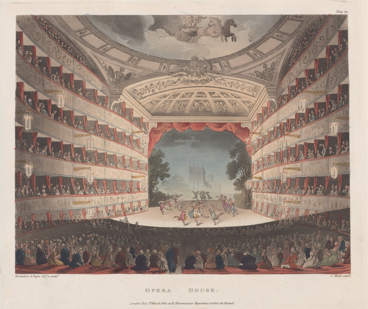Operahuset, 1. marts 1809., 1. marts 1809. af Joseph Constantine Stadler