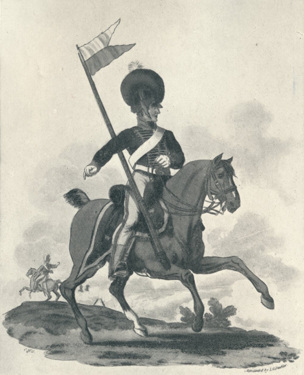 Royal Artillery Mounted Rockett Corps, 1812-1815 1909 af Joseph Constantine Stadler