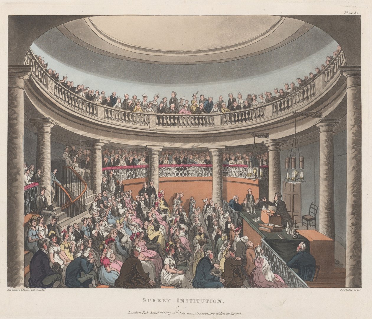 Surrey Institution, 1. september 1809., 1. september 1809. af Joseph Constantine Stadler
