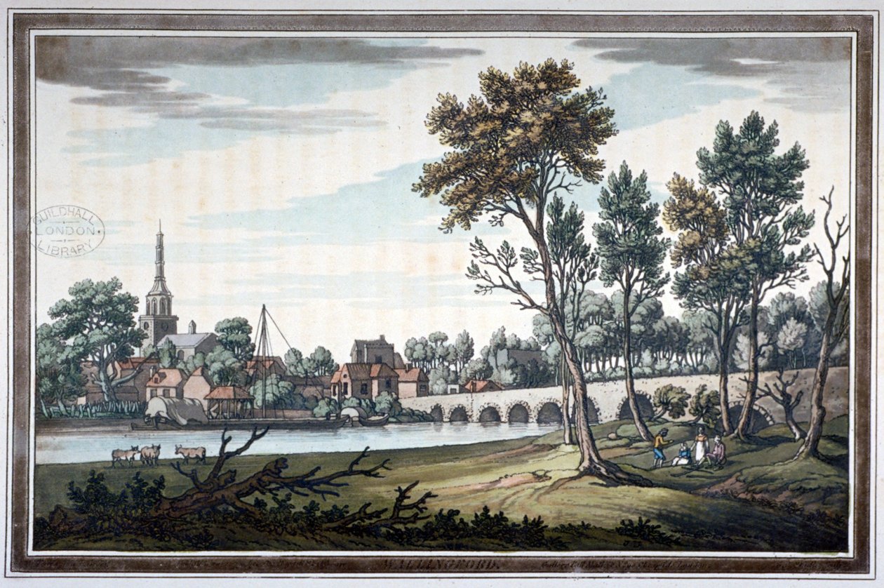 Wallingford, Berkshire, 1790 af Joseph Constantine Stadler