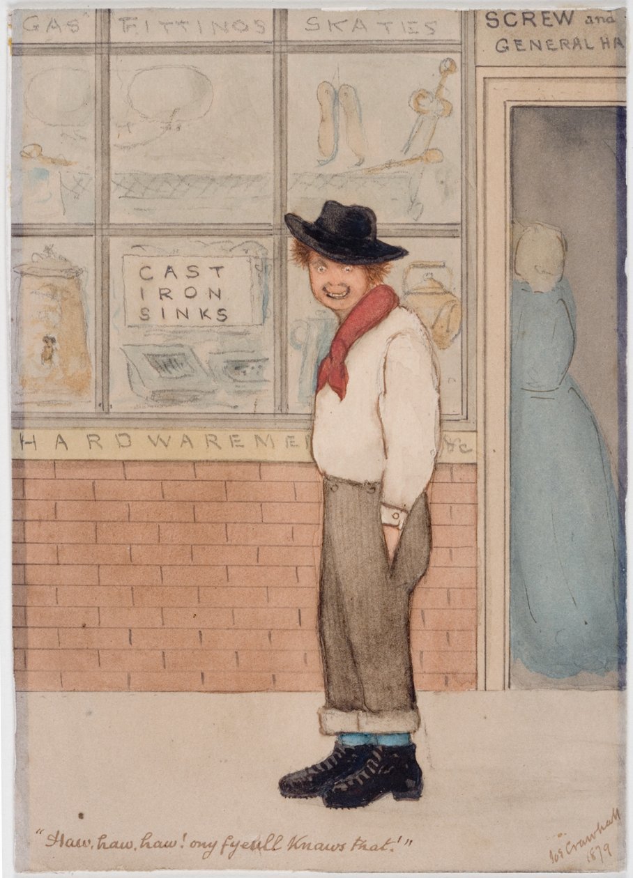Hardware Shop Front (akvarel) af Joseph Crawhall