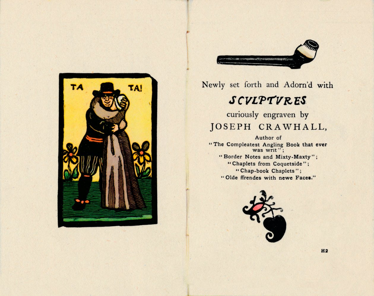 Den første genoplivning af Chap-Book-stilen, 1885, 1946 af Joseph Crawhall