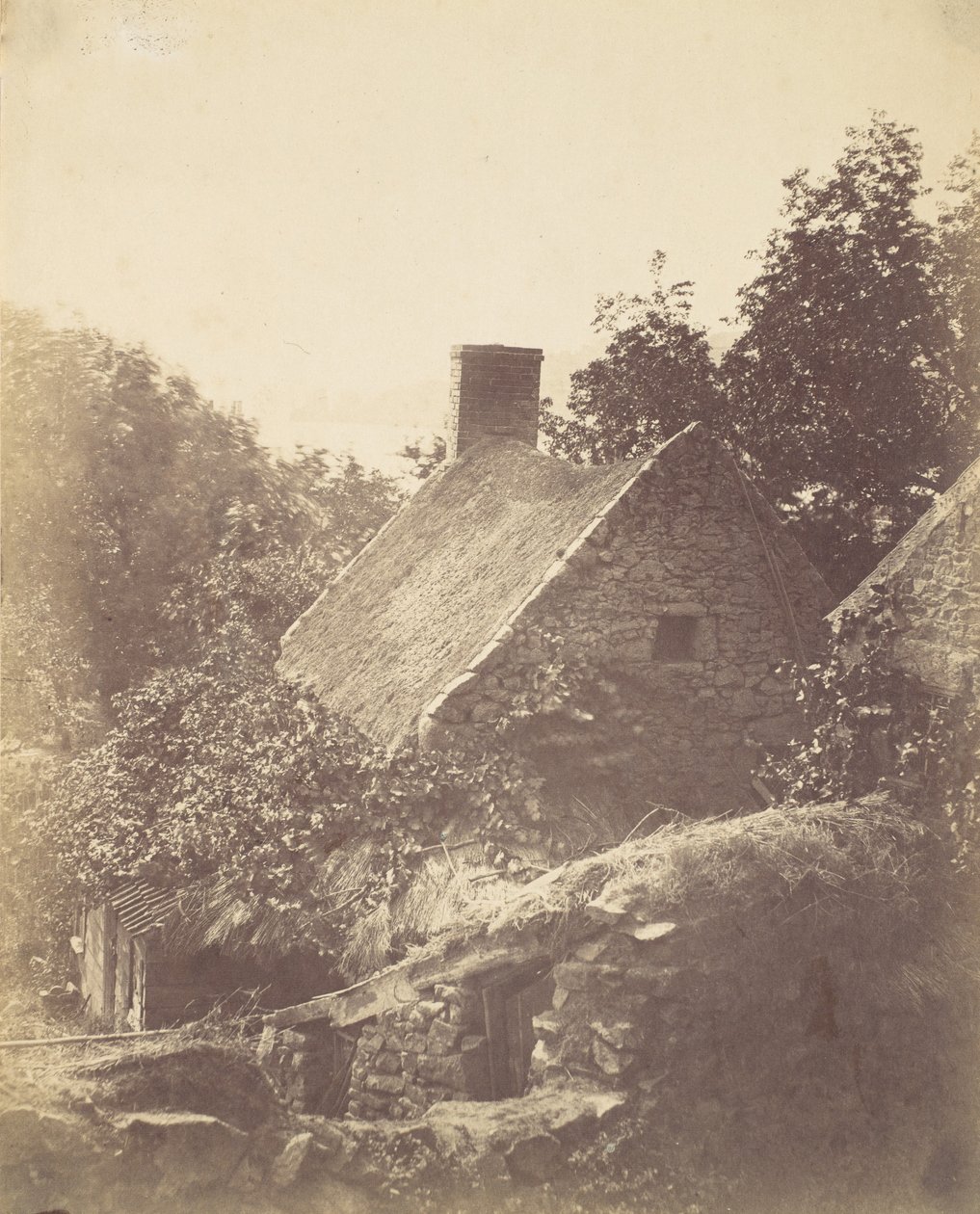 Sommerhus på Jersey, 1855. af Joseph Cundall