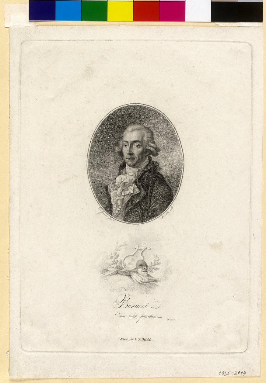 Francesco Benucci af Joseph Dorffmeister