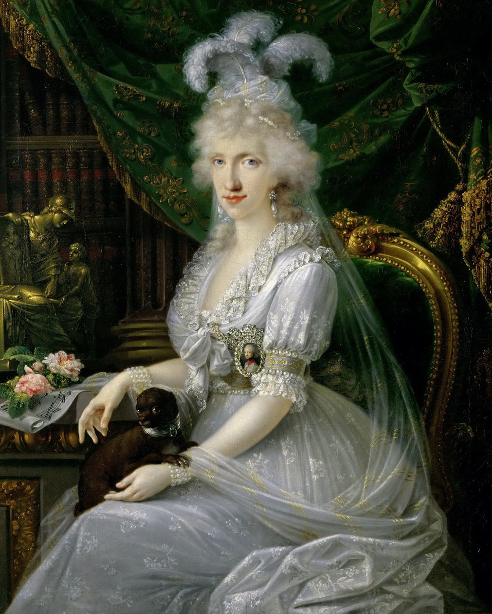 Prinsesse Luisa Maria af Napoli og Sicilien 1773-1802, 1797 af Joseph Dorffmeister