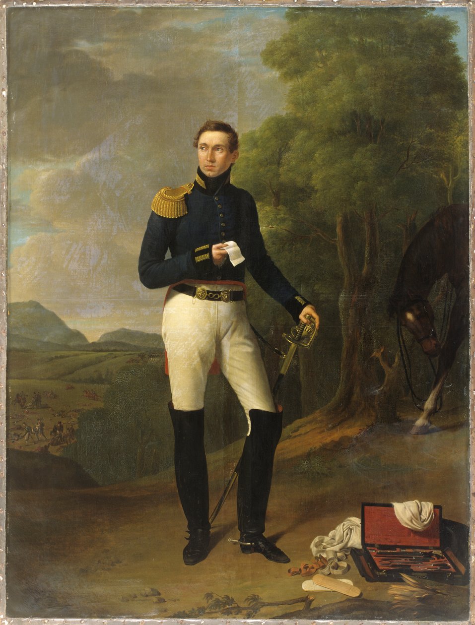 Portræt af lægen Isaac Joseph De Meyer af Joseph Ducq