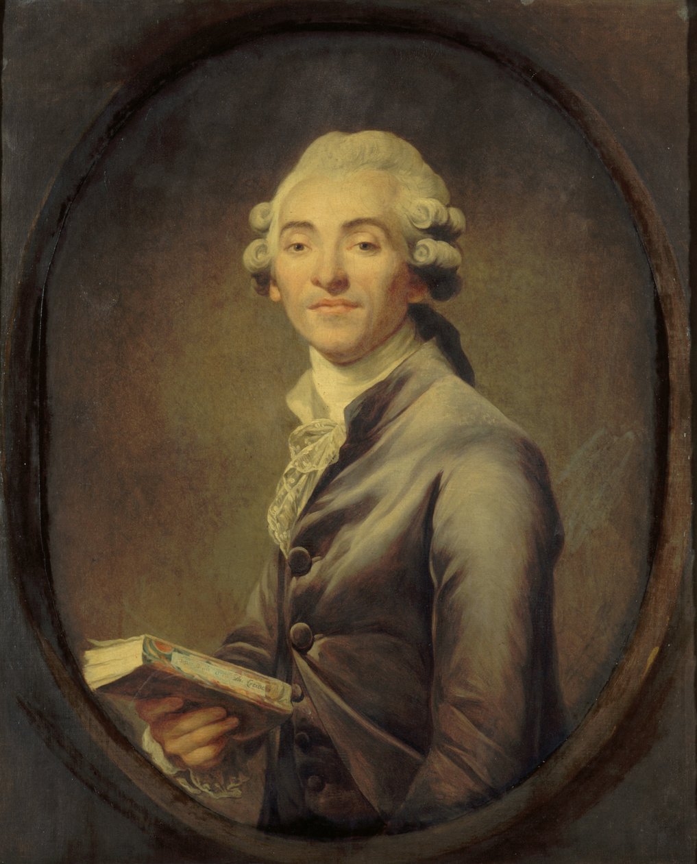 Bernard-Germain-Etienne de la Ville-sur-Illon, greve af Lacépède 1756-1815, ca. 1785. af Joseph Ducreux