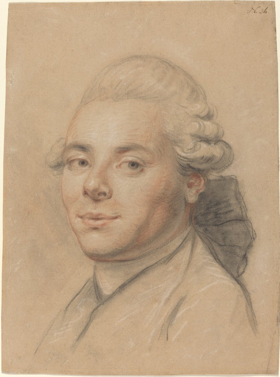 Leder af en gentleman [recto] af Joseph Ducreux