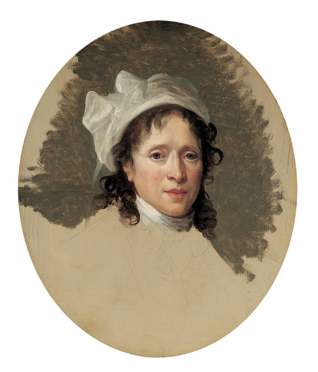 Portrait of a lady danii af Joseph Ducreux