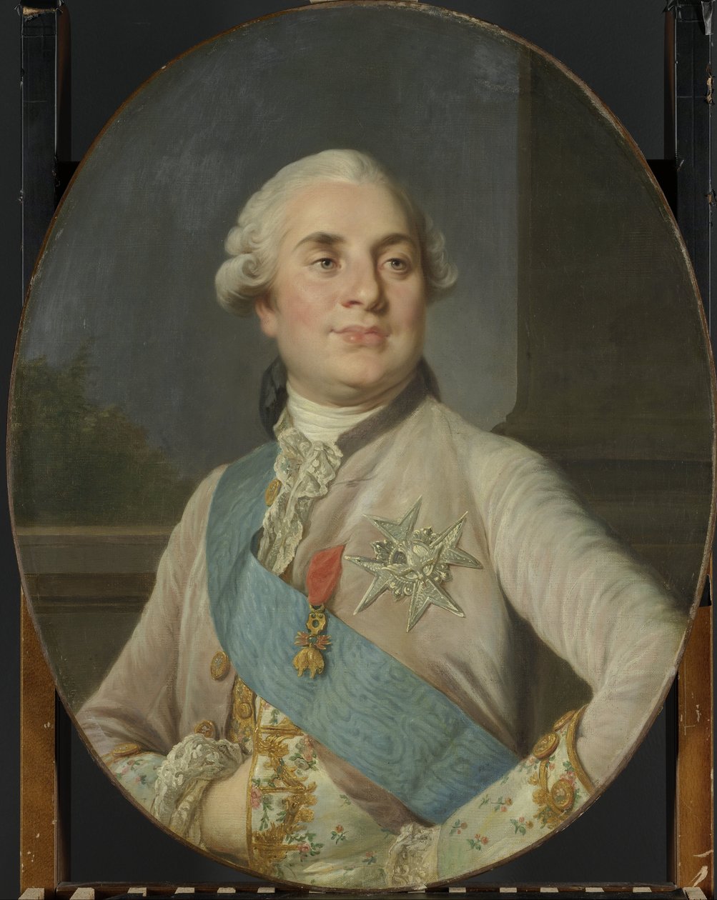 Portræt af Louis XVI, konge af Frankrig Ludvig XVI (1754-1793), konge af Frankrig af Joseph Duplessis (workshop of)