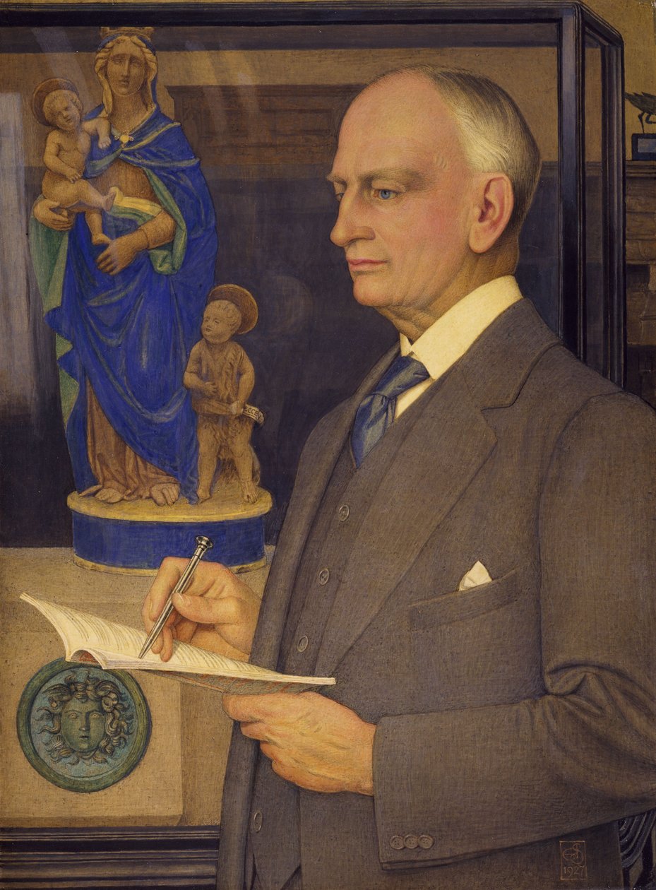 Portræt af Sir Whitworth Wallis af Joseph Edward Southall