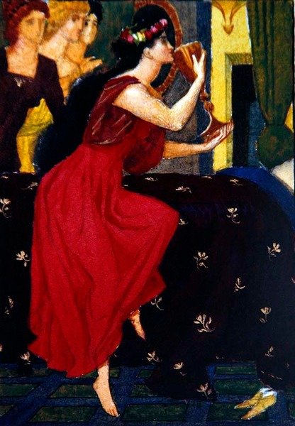 Sigismonda eller Gismonda, et studie af Joseph Edward Southall