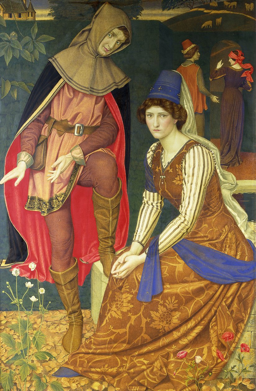 Den nøddebrune stuepige af Joseph Edward Southall