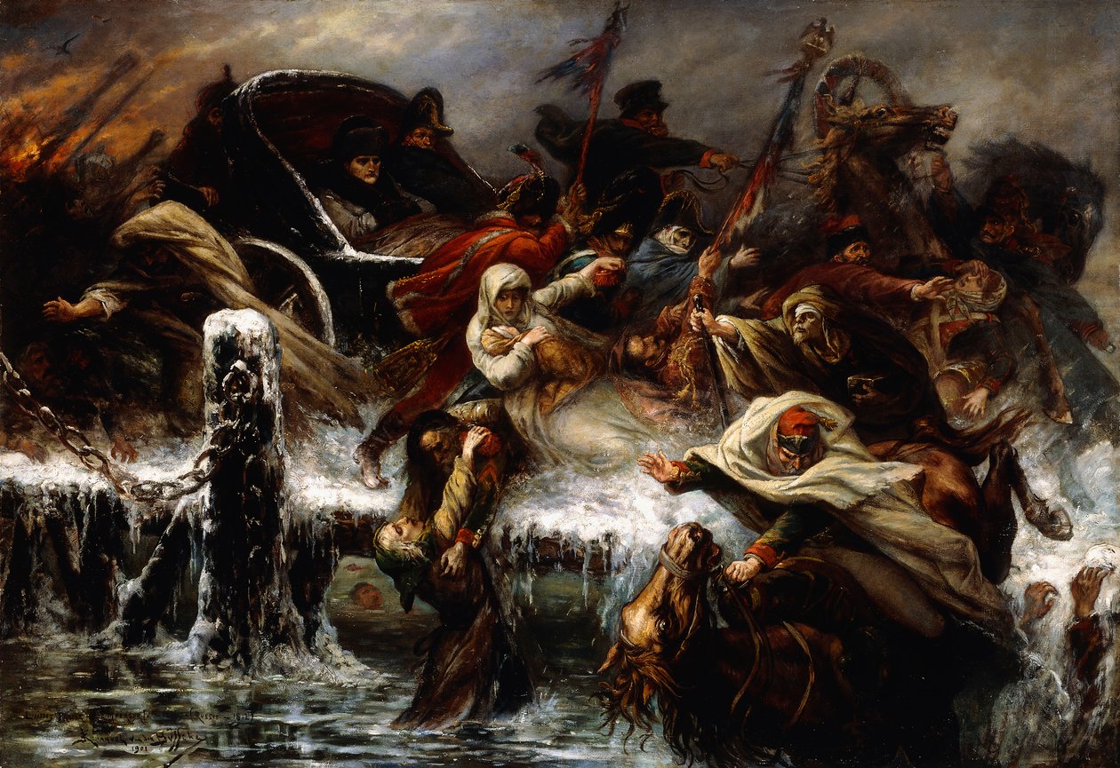 Lad kejseren passere!, 1901 af Joseph Emanuel Van Den Bussche