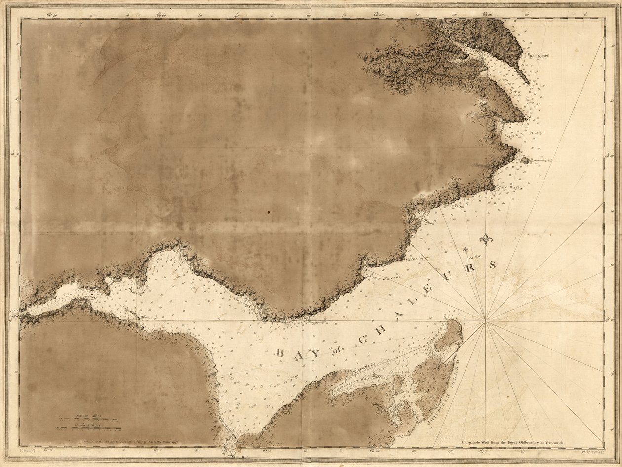 The Atlantic Neptun, udgivet til brug for Royal Navy of Great Britain, af Joseph F. W. Des Barres