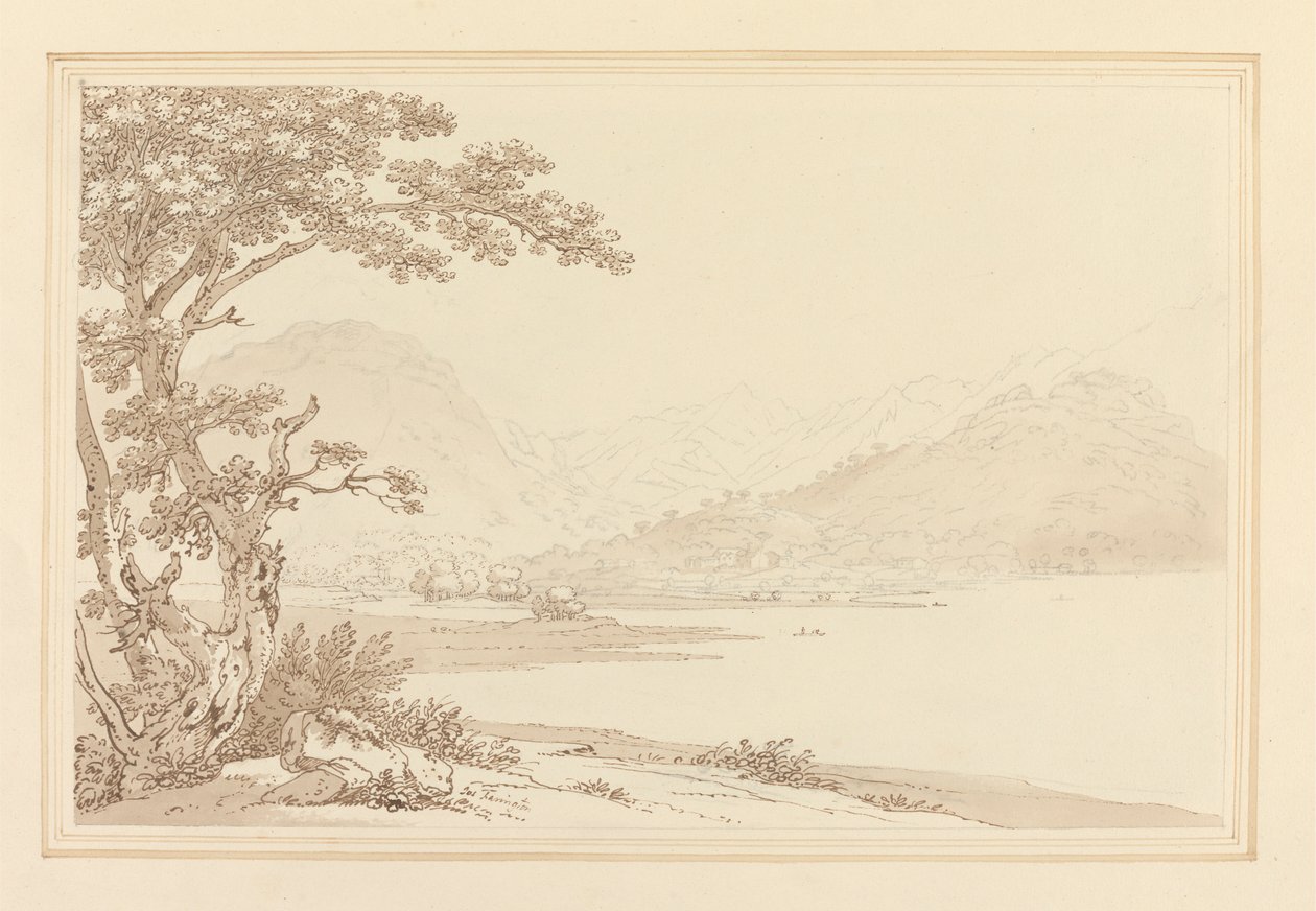 Leder af Ullswater af Joseph Farington