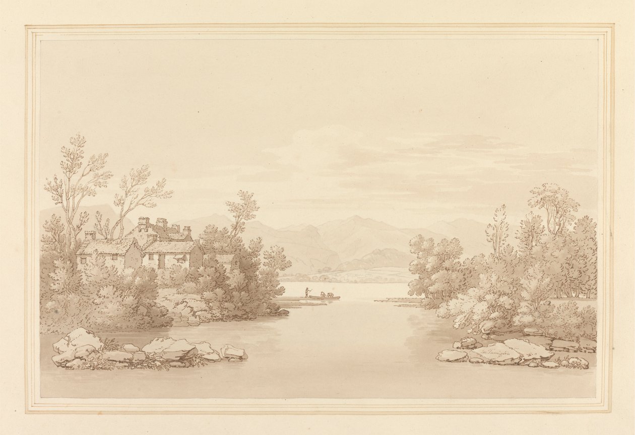 Pooley Bridge af Joseph Farington