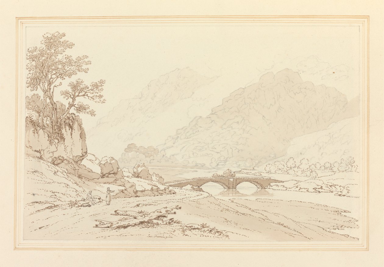 Grange of Borrodale af Joseph Farington