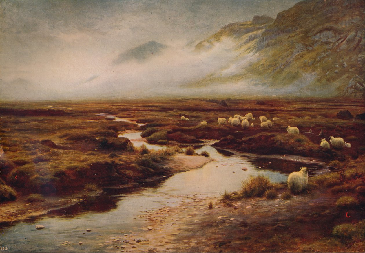 Mosen ved Poolewe, 1913, c1915 af Joseph Farquharson