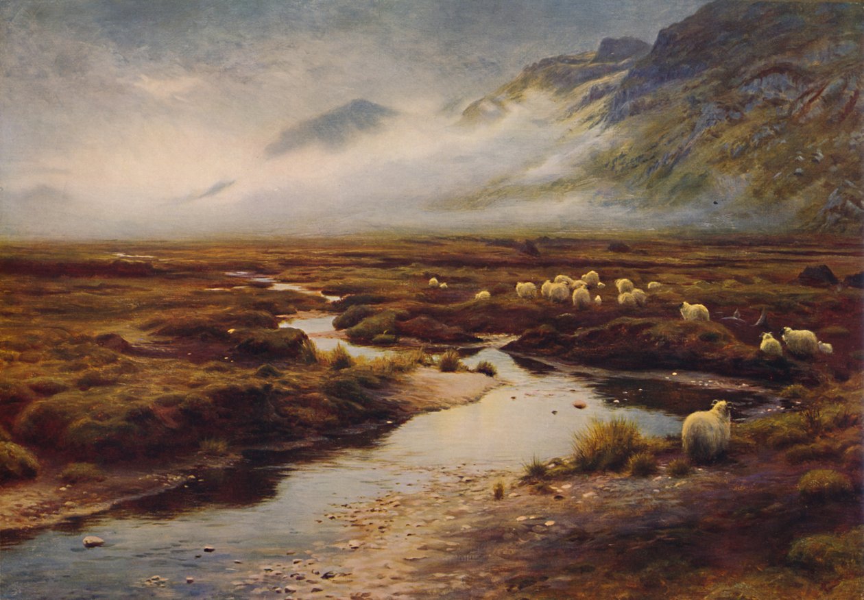 Mosen ved Poolewe, c1912. af Joseph Farquharson