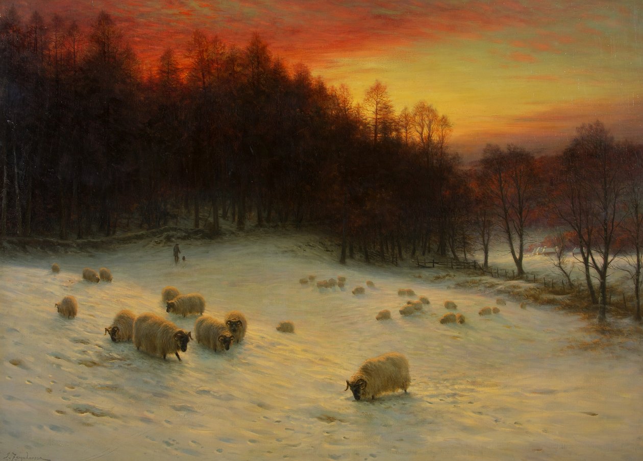 When the West with Evening Glows, udst.1910 (olie på lærred) af Joseph Farquharson