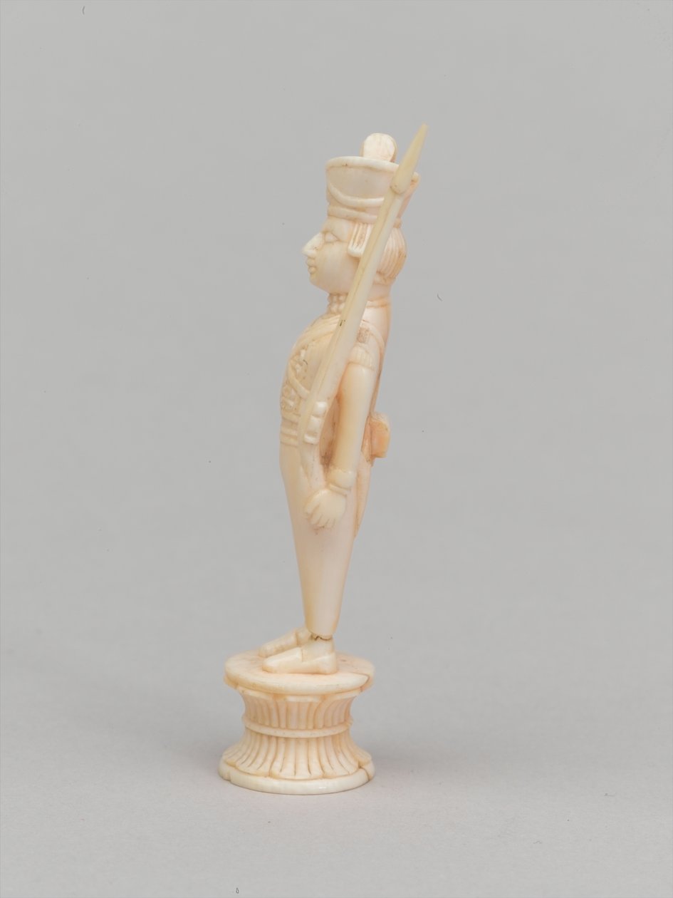 Hvid bonde, skakbrik, Indien, 1820 ca af Joseph Felix Bouchor