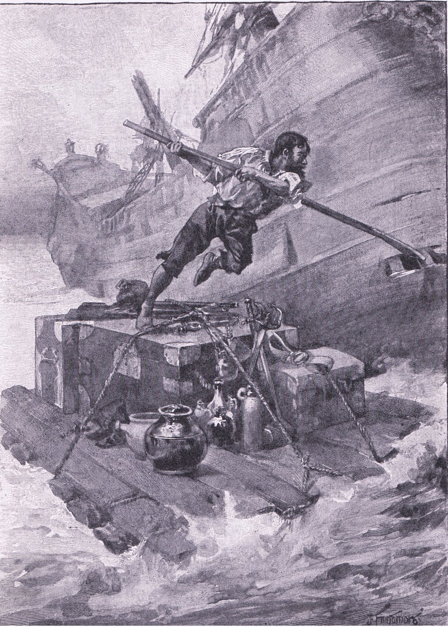 Med denne last satte jeg til søs (litho) af Joseph Finnemore