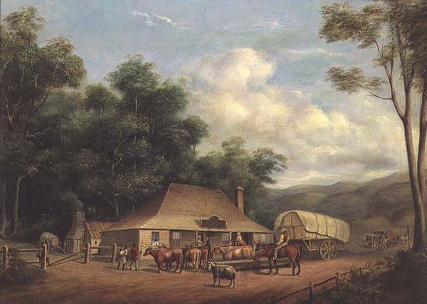 En bjergkro af Joseph Fowles