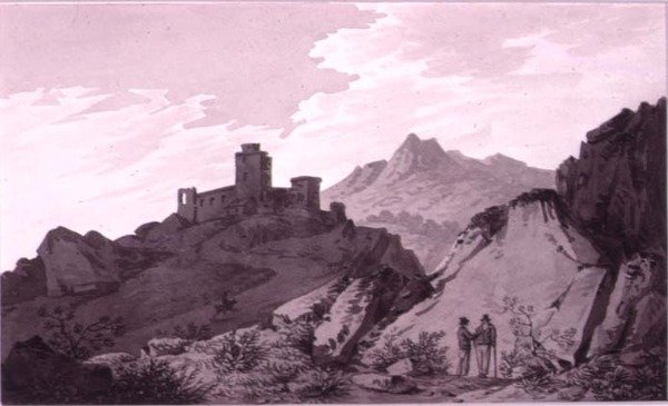 Skitser af landskaber af Joseph Francis Burrel