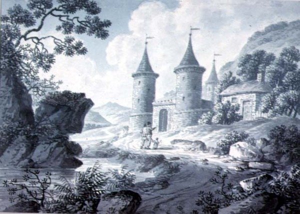 Skitser af landskaber af Joseph Francis Burrel