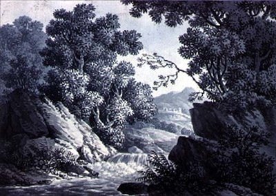 Skitser af landskaber af Joseph Francis Burrel