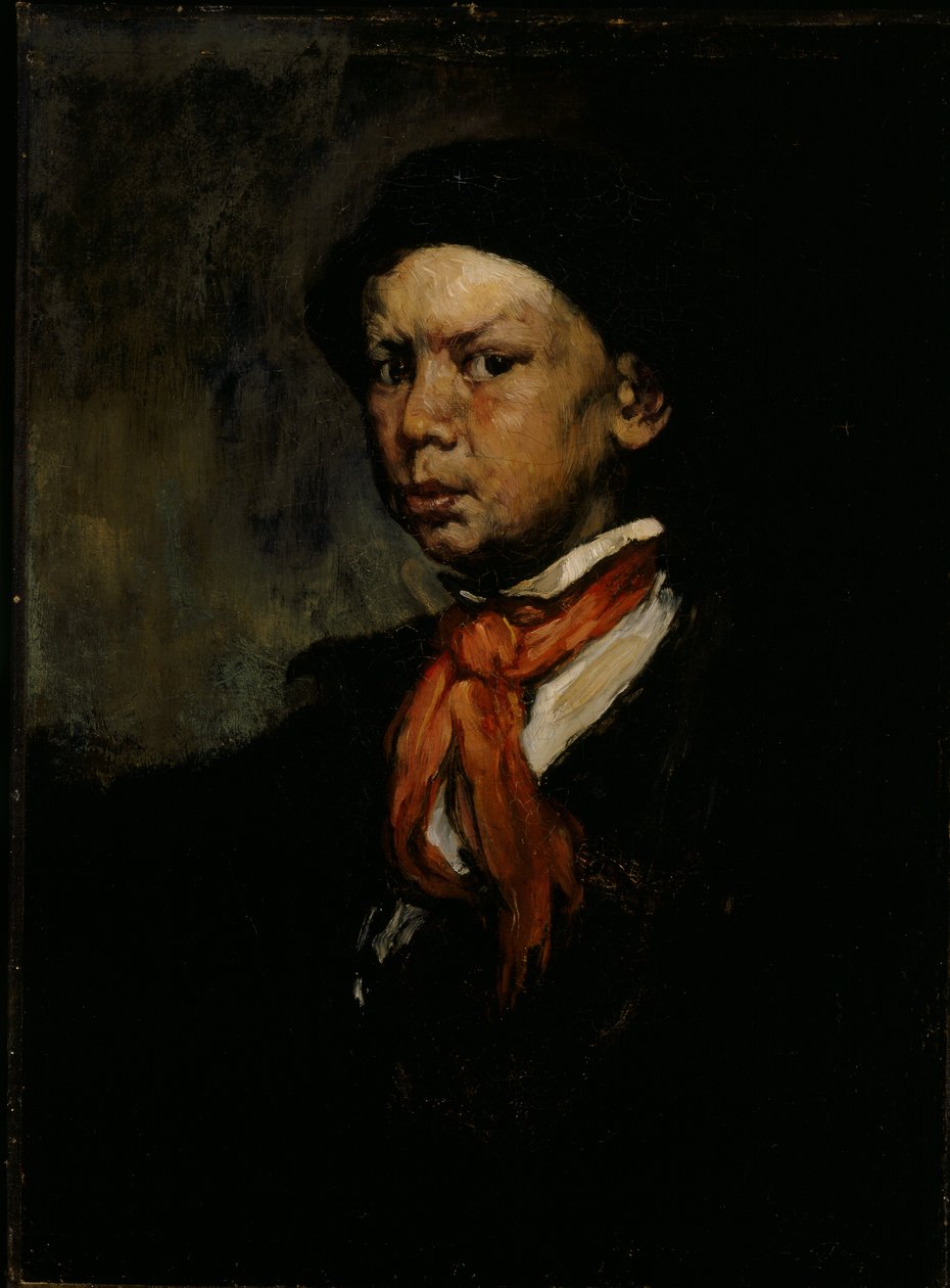 The Whistling Boy, ca. 1873 (olie på lærred) af Joseph Frank Currier