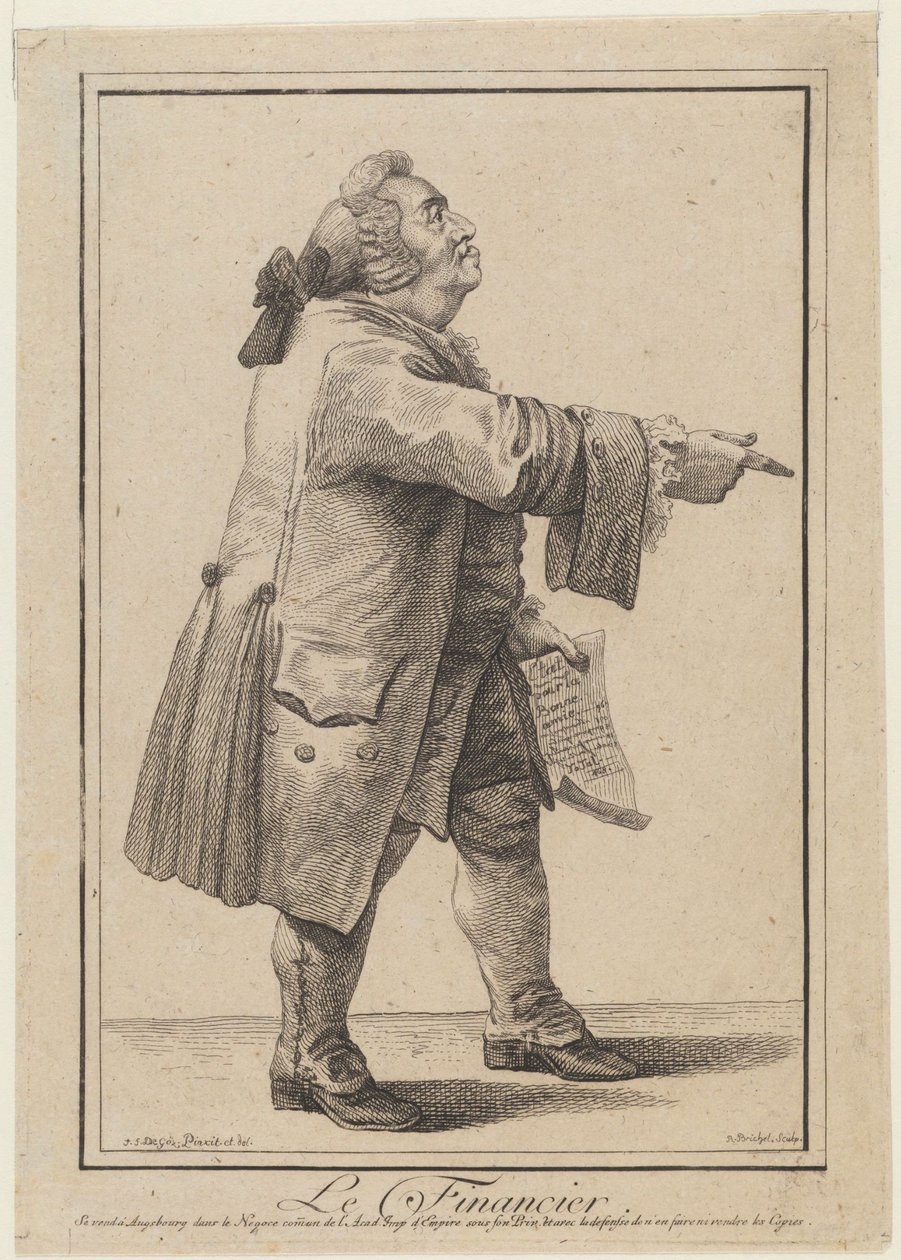 The Financier The Financier, 1784 af Joseph Franz Goez von