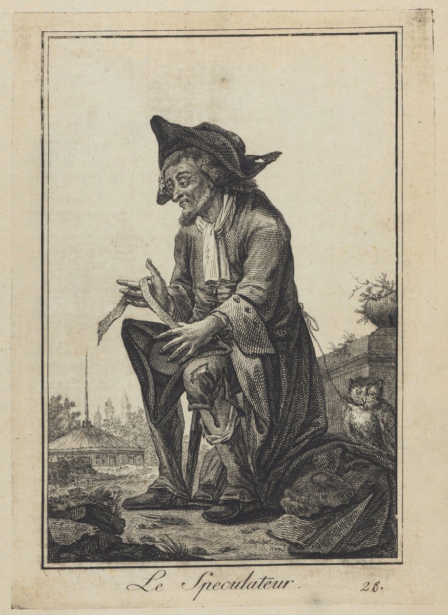 Le Speculateur Spekulanten, 1784 af Joseph Franz Goez von