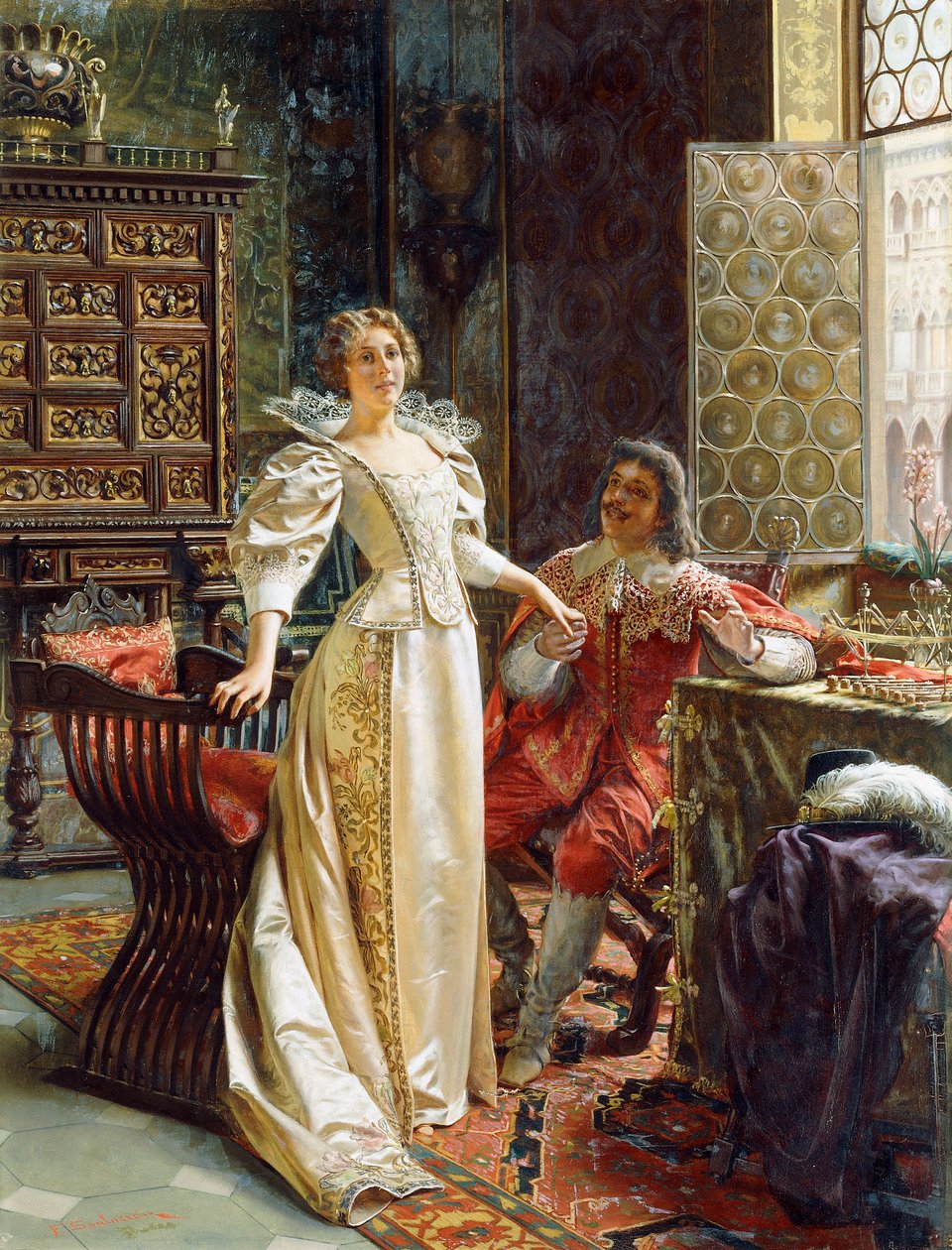 Flirt, af Joseph Frederick Charles Soulacroix