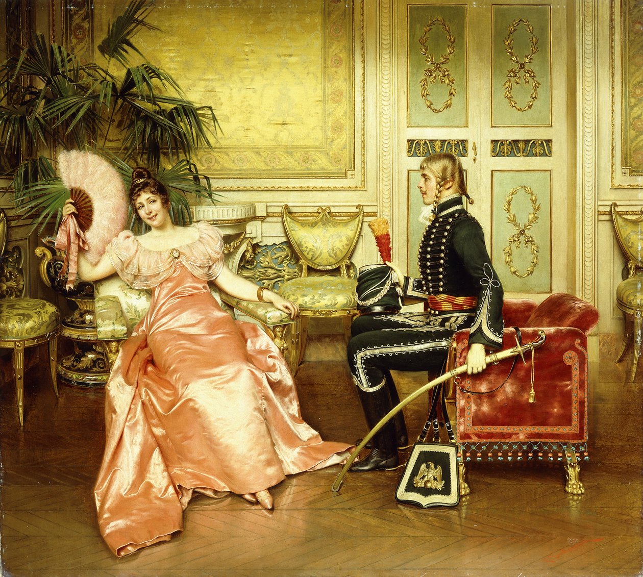flirt, af Joseph Frederick Charles Soulacroix