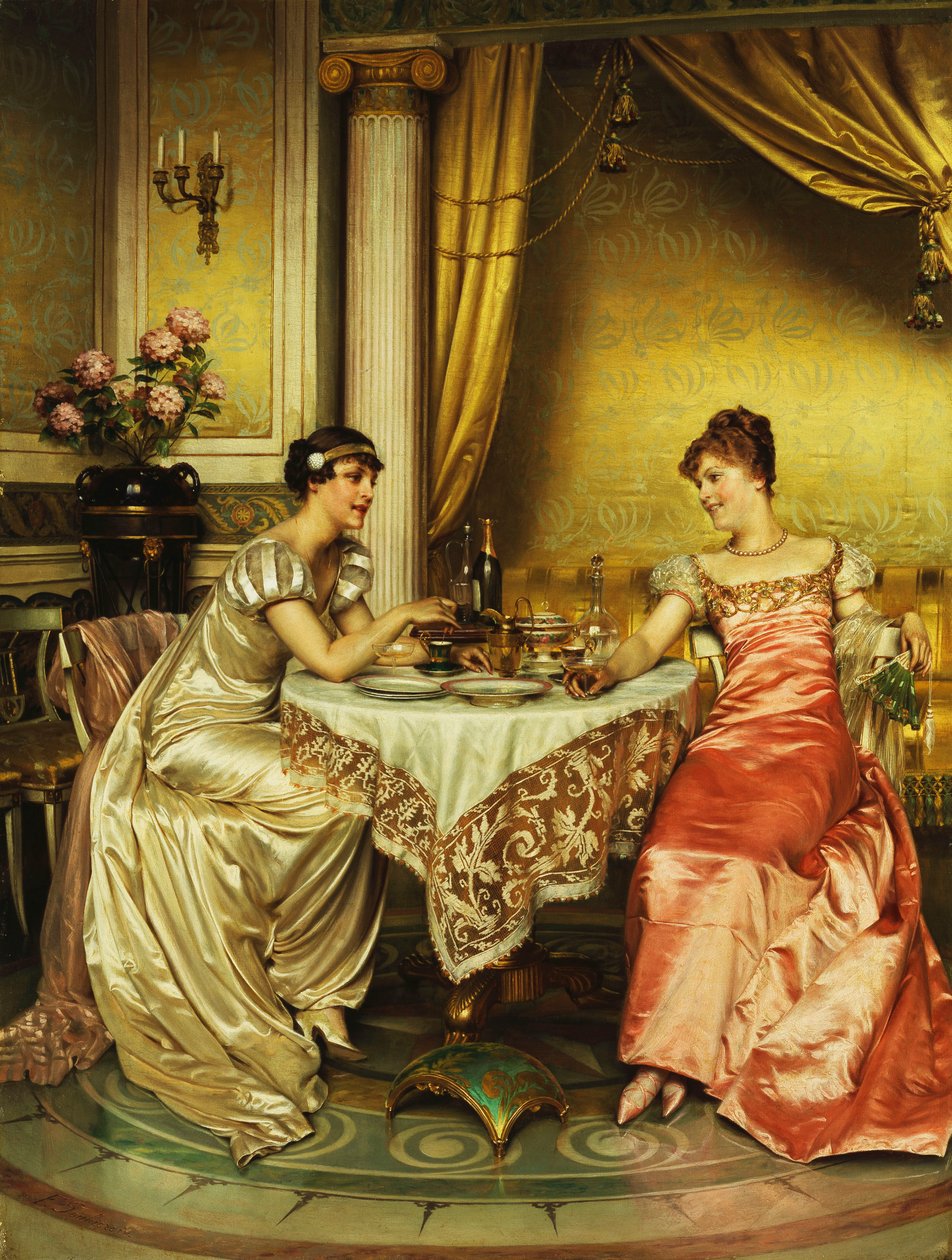 Tete en Tete, af Joseph Frederick Charles Soulacroix